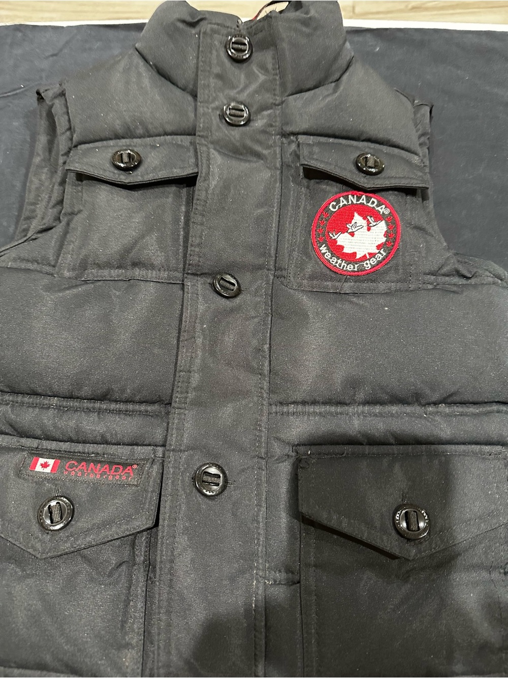 Canada Weather Gear Kids Black Puffer Vest